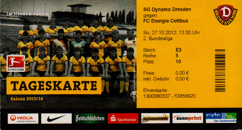 Dynamo Dresden Ticket Counter